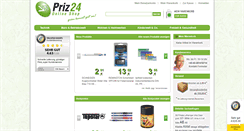 Desktop Screenshot of priz24.de